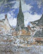 Claude Monet The Bell-Tower of Saint-Catherine at Honfleur oil painting reproduction